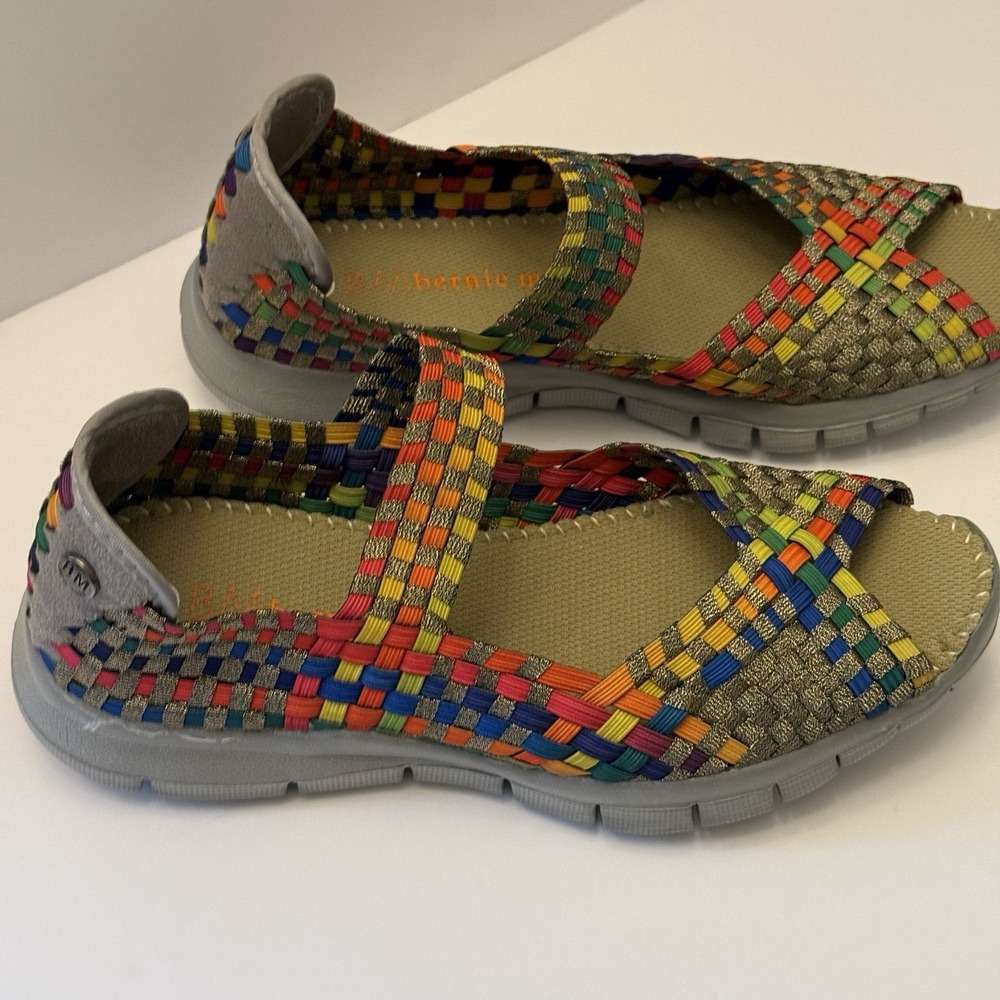Bernie Mev‎ Comfi Bronze Multi Comfort Shoe Womens 37 Size 6 New - Picture 2 of 10